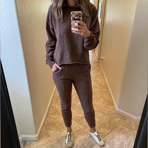 Abercrombie animal print jogger set!